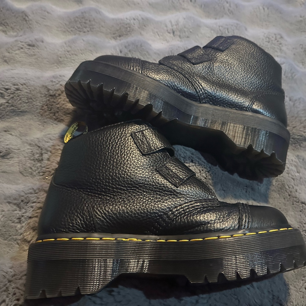 Dr. Martens Black Leather Boots - Picture 2 of 6
